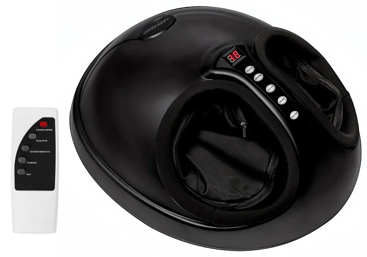 Лімфодренажний масажер EasyFit чорний 40,5х33х20 см