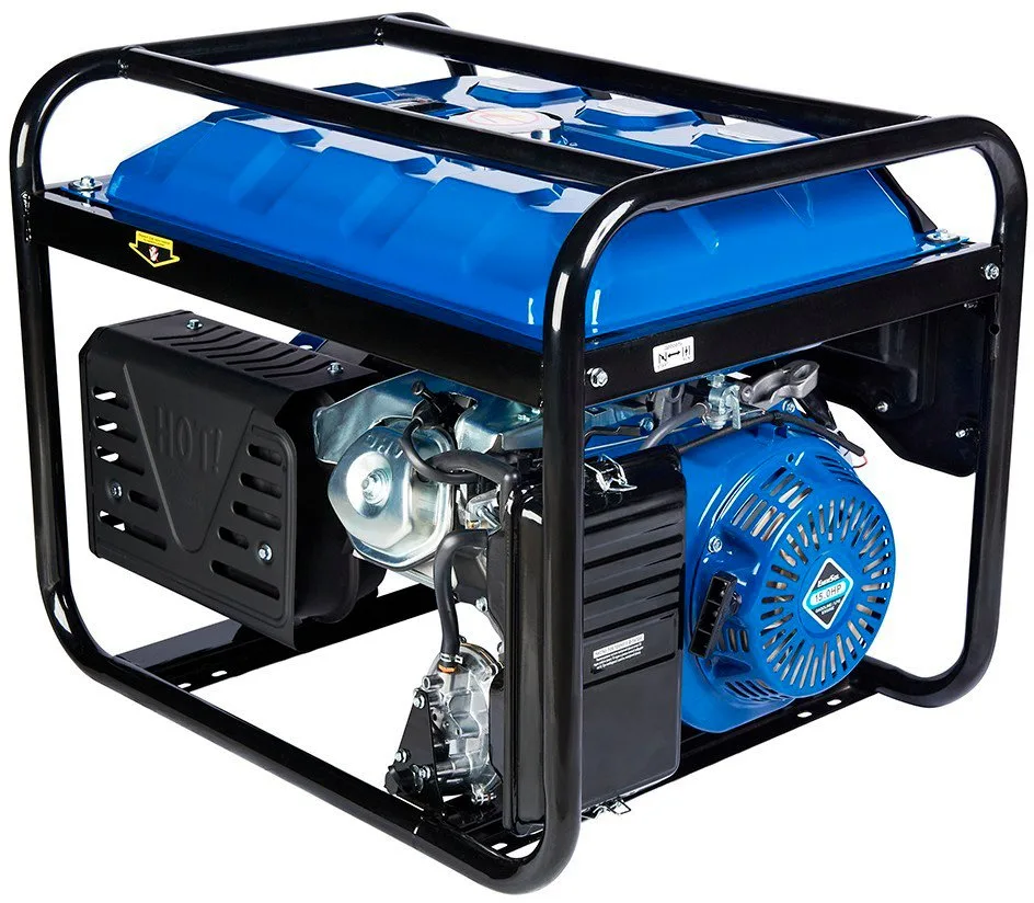 Генератор газобензиновий Enersol EPG-5500SEL LPG, 230В, однофазний, потужність 5.5 кВт, з електричним стартом, вага 78.4 кг.