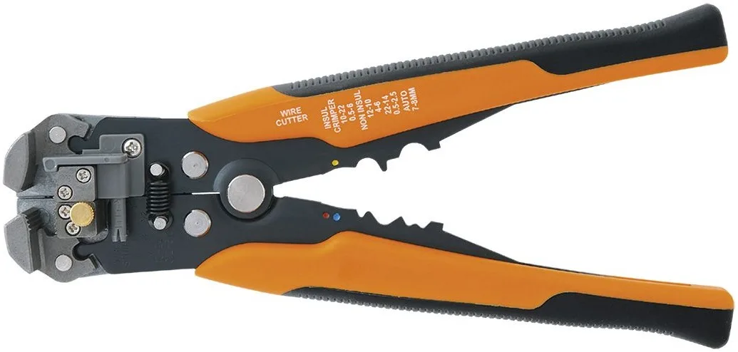 Автоматичний знімач ізоляції Neo Tools для кабелів 0.5-6мм2, RG6/59, довжина 205мм, кусачки.