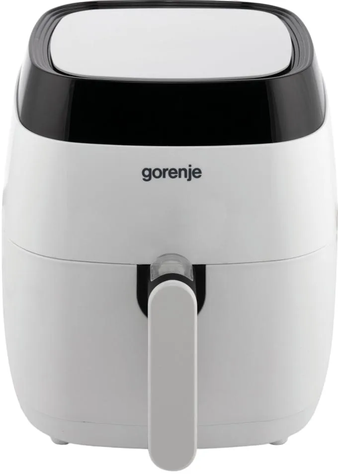 Мультипіч Gorenje 1400Вт, чаша 3.5л, сенсорне управління, 9 автоматичних програм, пластиковий корпус, білий колір.