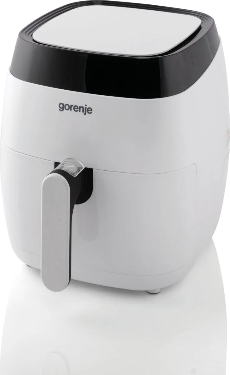 Мультипіч Gorenje 1400Вт, чаша 3.5л, сенсорне управління, 9 автоматичних програм, пластиковий корпус, білий колір.