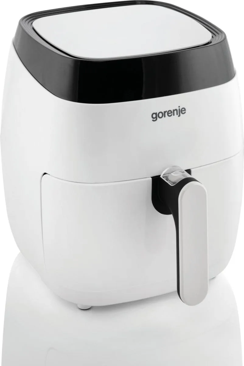 Мультипіч Gorenje 1400Вт, чаша 3.5л, сенсорне управління, 9 автоматичних програм, пластиковий корпус, білий колір.