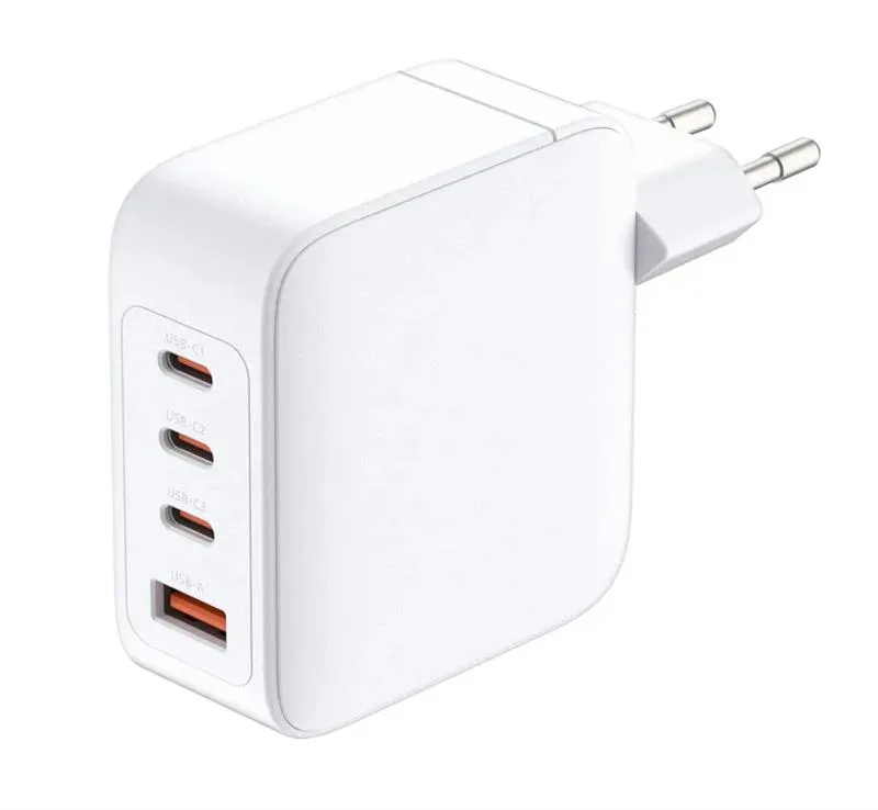 Зарядний пристрій мережевий D-Link DCF-141 140Вт GaN 3хUSB-С, 1xUSB-A, білий