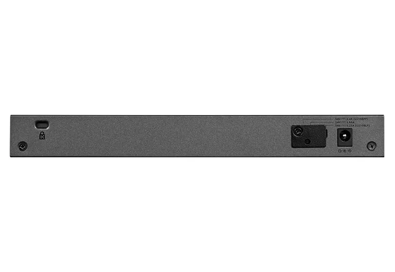 Коммутатор NETGEAR GS108PP 8xGE PoE, 123Вт, Некерованный