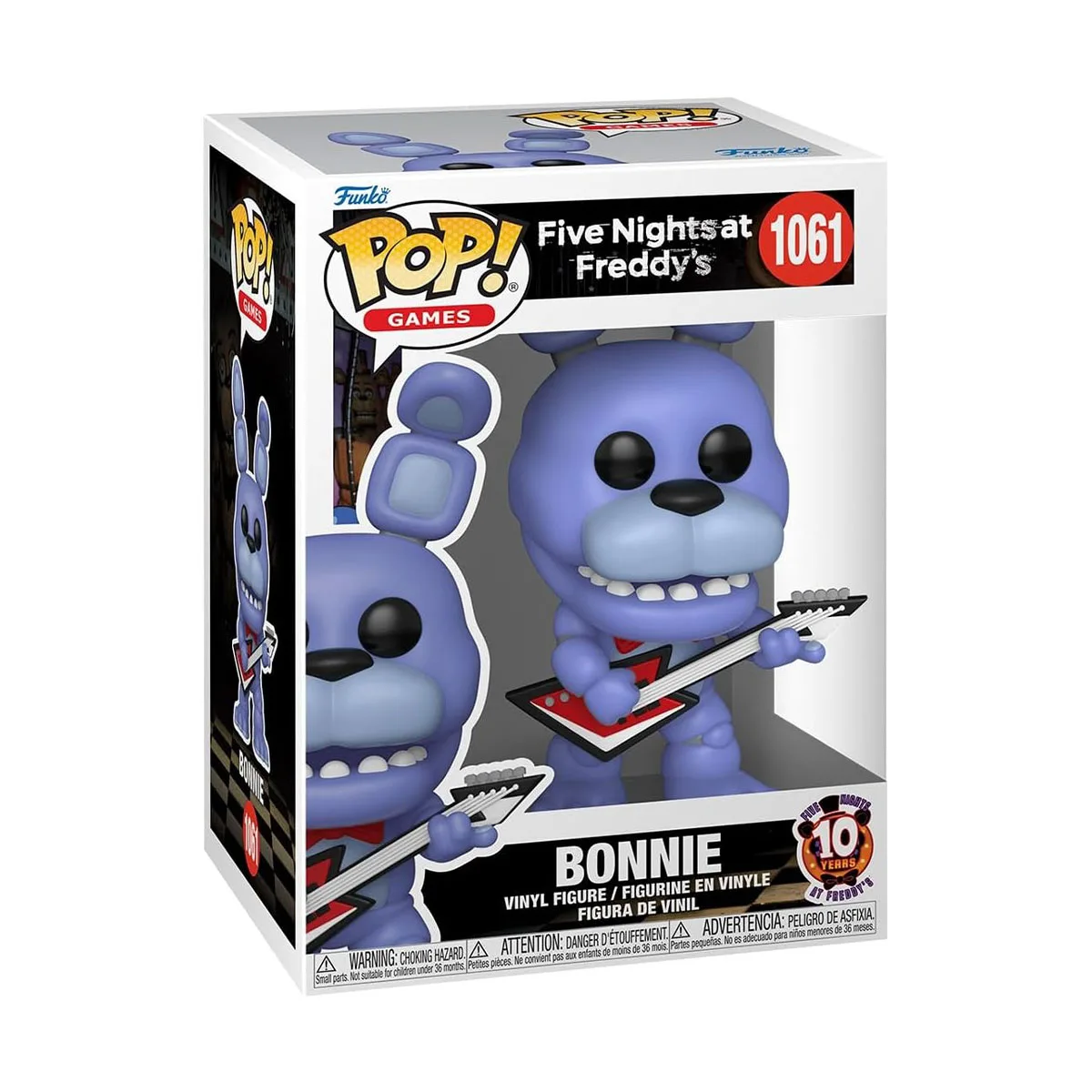 Ігрова фігурка Funko POP! вінілова 11,4 см Бонні 5 ночей у Фредді