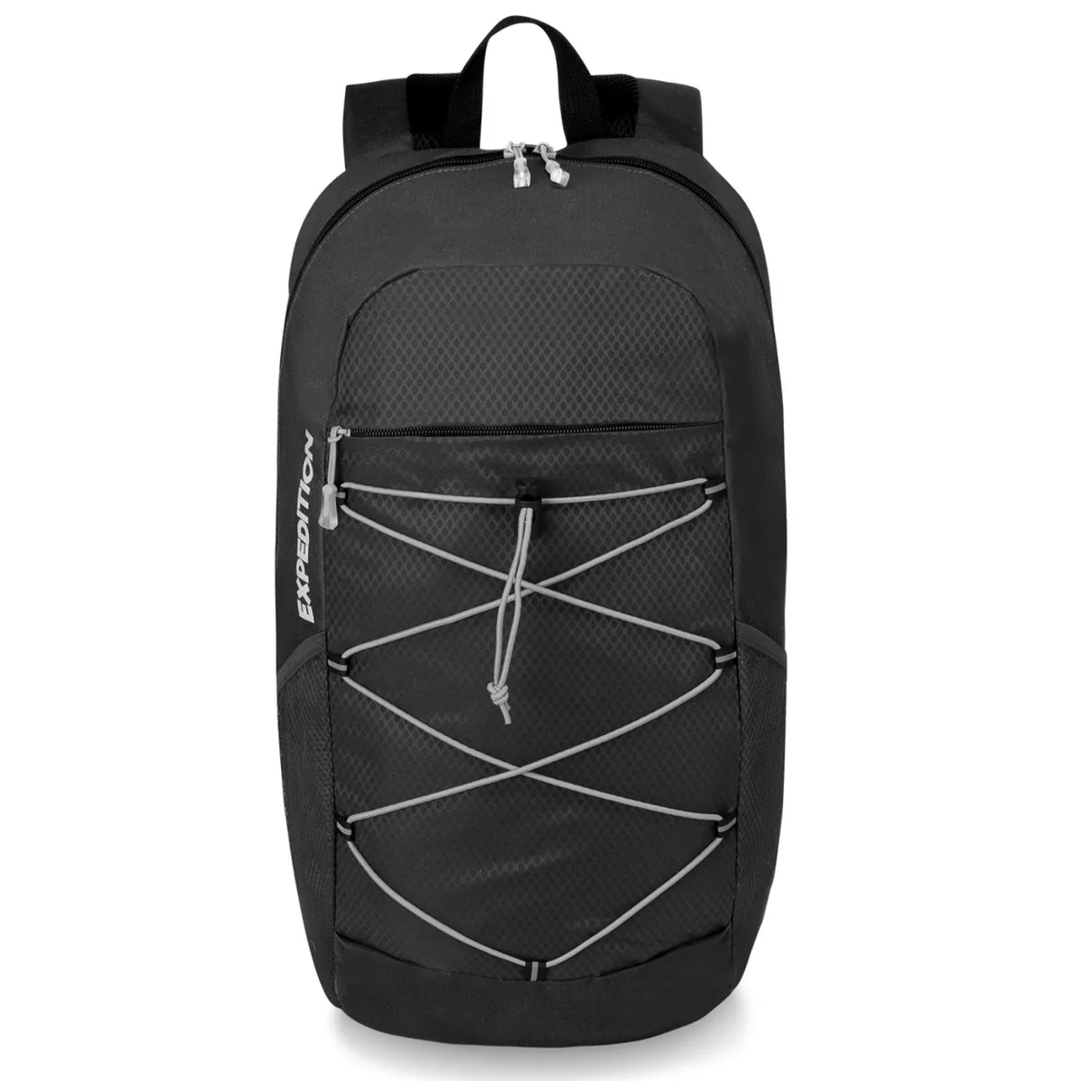 Рюкзак міський 600D Polyester 20 л Сірий Чорний