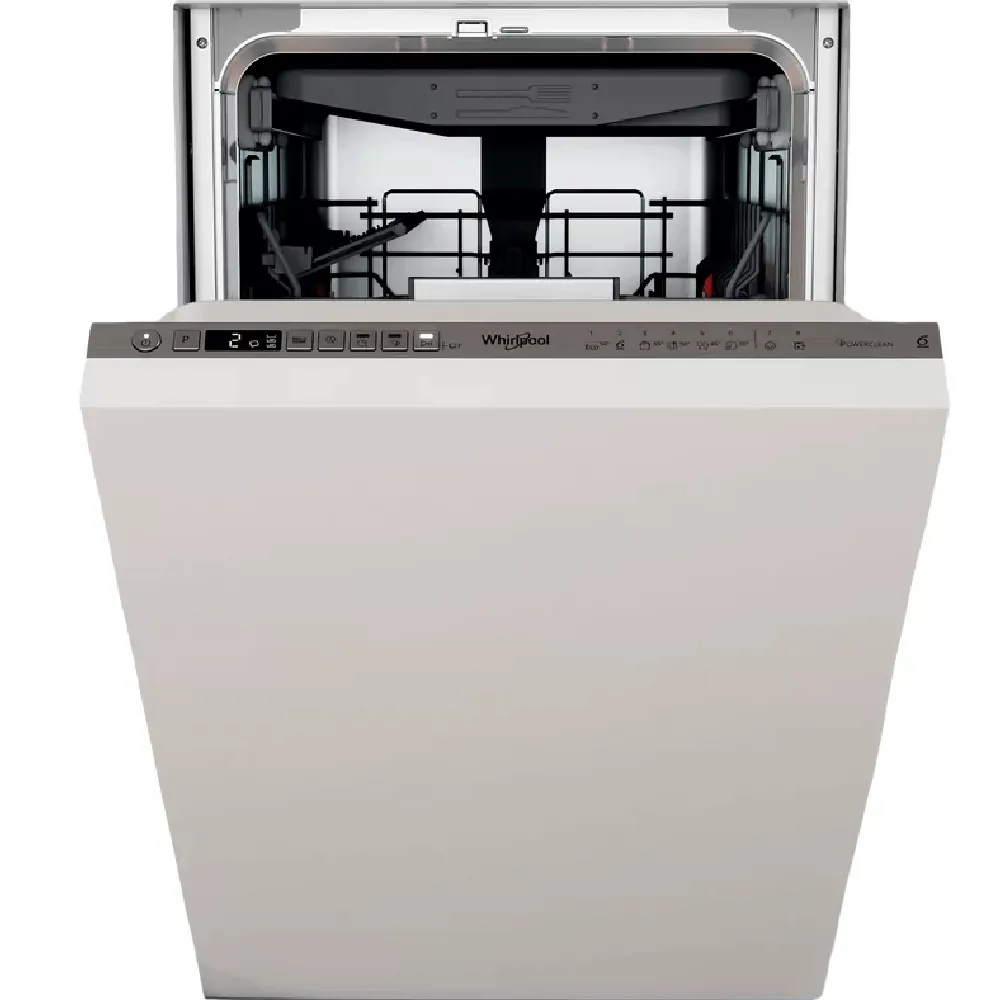 Вбудована посудомийна машина Whirlpool, 10 комплектів, клас енергоефективності A+++, 45 см, з дисплеєм, інверторним мотором, треті