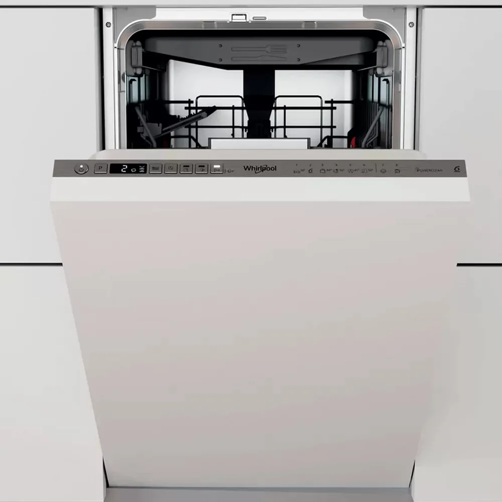 Вбудована посудомийна машина Whirlpool, 10 комплектів, клас енергоефективності A+++, 45 см, з дисплеєм, інверторним мотором, треті