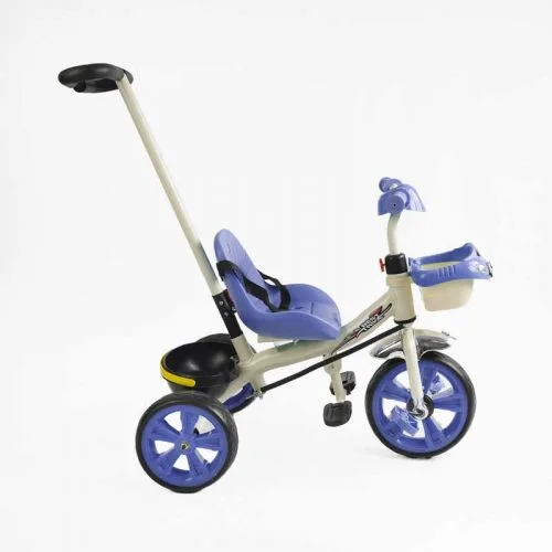 Велосипед 3-х колісний BestTrike з батьківською ручкою сталева рама для дітей з EVA колесами 10 8 дюймів