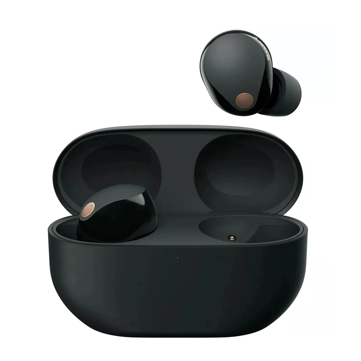 Наушники TWS Sony WF-1000XM5 BT 5.3, ANC, Hi-Res, IPX4, SBC, AAC, LDAC, LC3, Микрофон, Черный