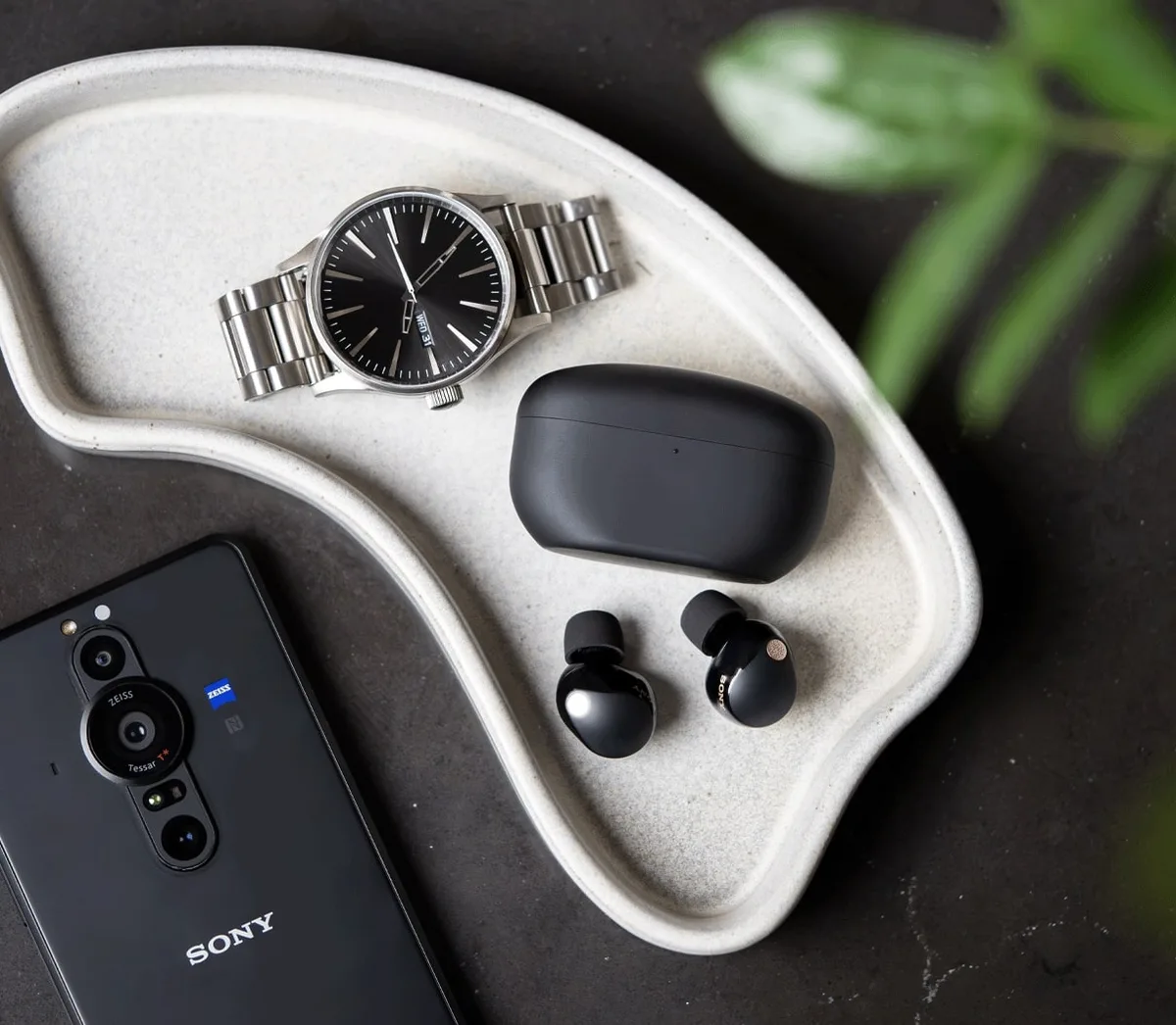 Наушники TWS Sony WF-1000XM5 BT 5.3, ANC, Hi-Res, IPX4, SBC, AAC, LDAC, LC3, Микрофон, Черный