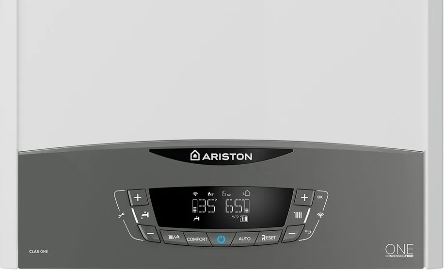 Газовый котел Ariston двухконтурный 30 кВт белый