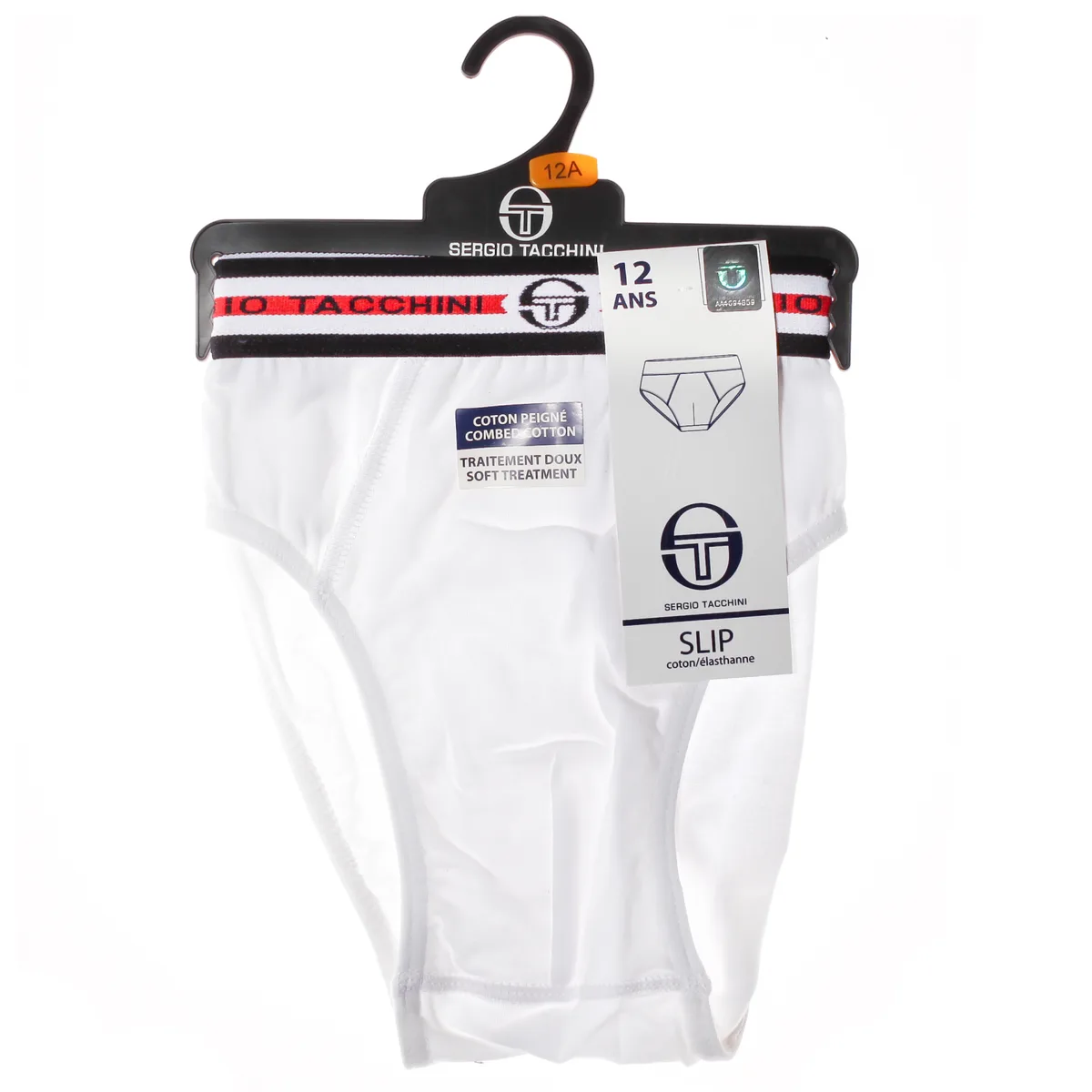 Труси-сліпи Sergio Tacchini 95% хлопок 116 см білий