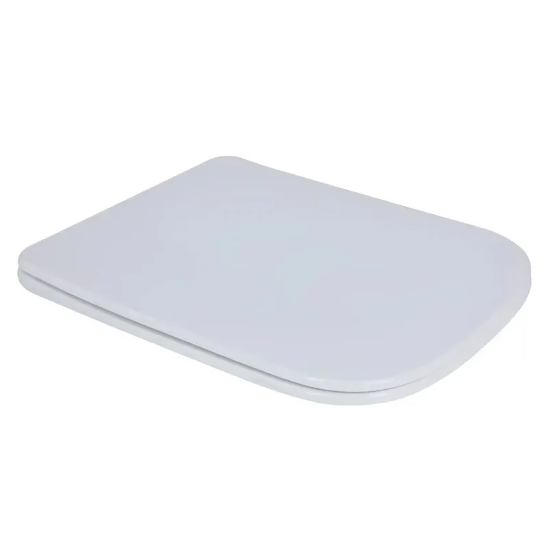 Сидіння-кришка Mixxus Дюропласт 450х360 мм Біле Slim Soft-close Quick release