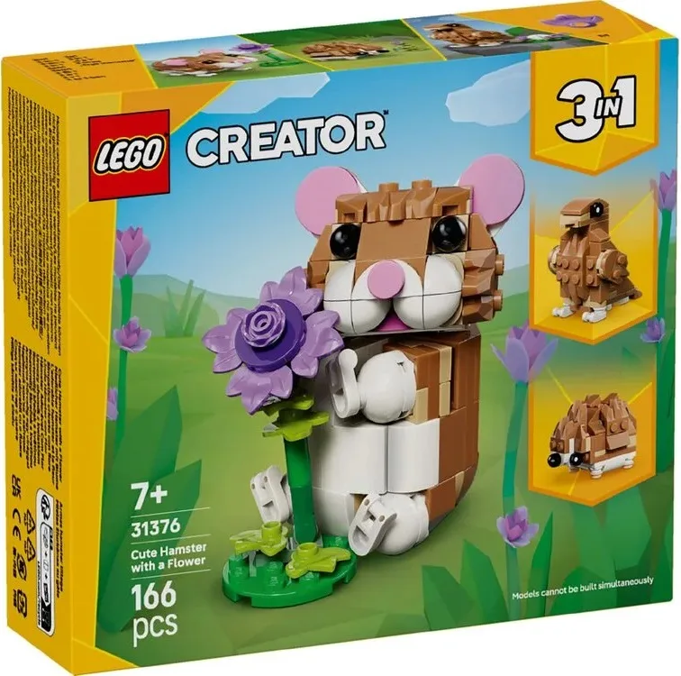 Конструктор LEGO Creator Чарівний хом'як з квіткою