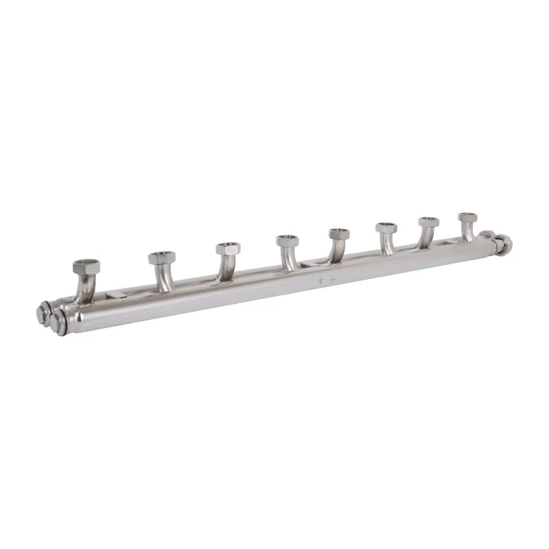 Колектор розподільчий для 4 насосних груп 1 1/4"x1" нержавіюча сталь Forte