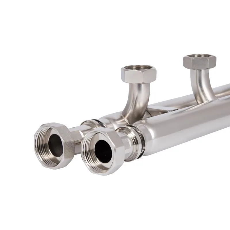 Колектор розподільчий для 4 насосних груп 1 1/4"x1" нержавіюча сталь Forte