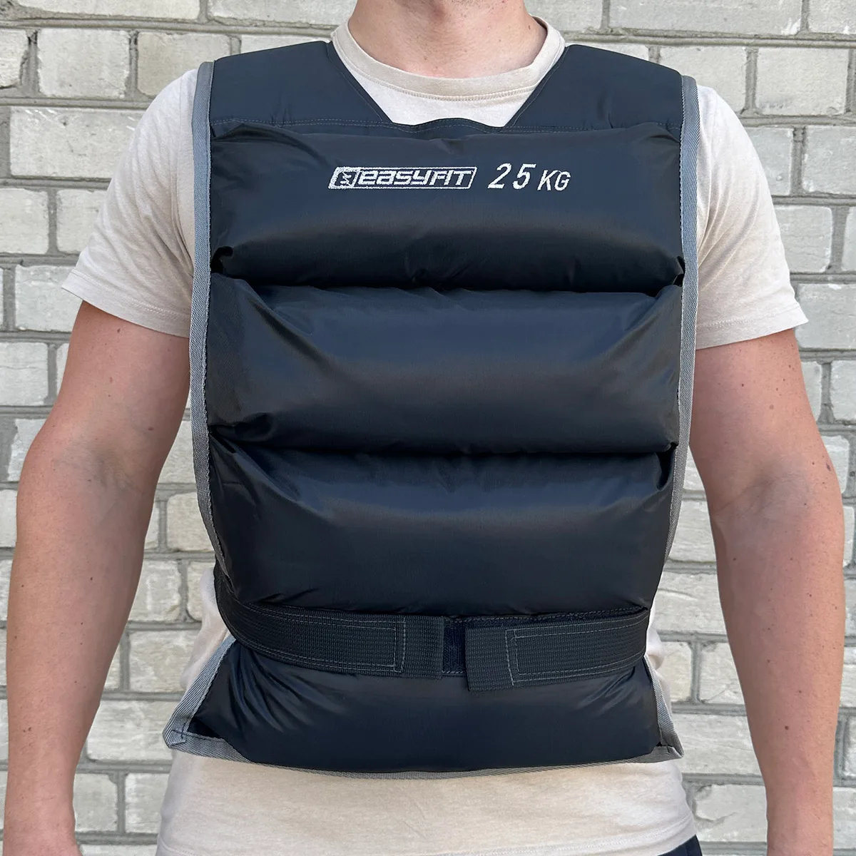 Жилет обтяжувальний EasyFit Oxford 25 кг Чорний