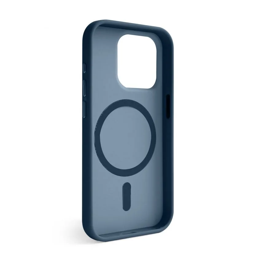 Чохол Soft Matte MagSafe TPU 16 Pro Max Синій