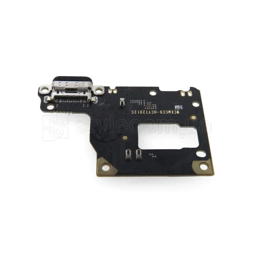 Шлейф нижней платы Xiaomi Type-C с разъемом питания и микрофоном High Quality