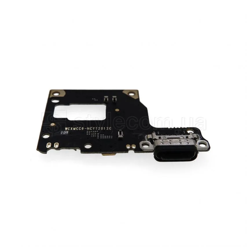 Шлейф нижней платы Xiaomi Type-C с разъемом питания и микрофоном High Quality