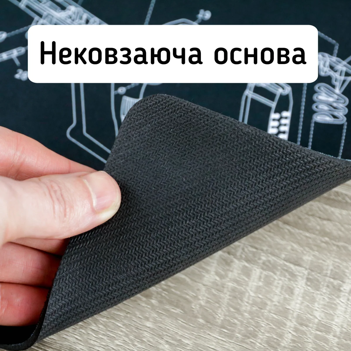 Набір UAD для чищення зброї калібри .22 .357 .38 .40 .45 9мм з неопреновим килимком 43х28 см