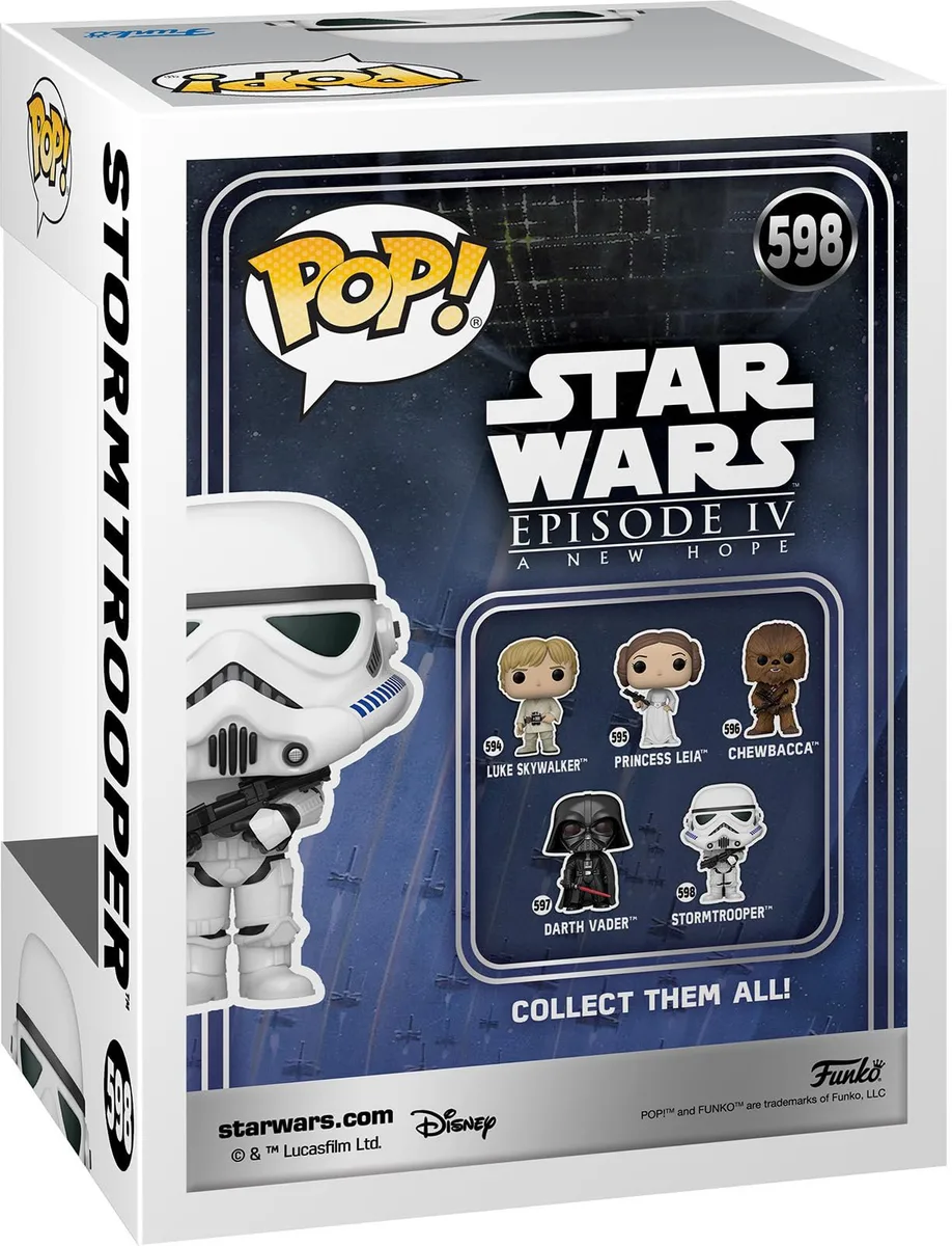 Фігурка Funko Stormtrooper вініл 10 см біла