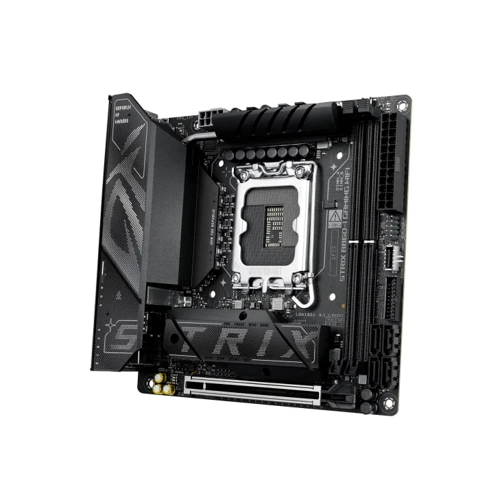 Материнская плата ASUS ROG STRIX B860-I GAMING WIFI s1851 B860 2xDDR5 M.2 DP HDMI USB Type-C Wi-Fi BT mITX