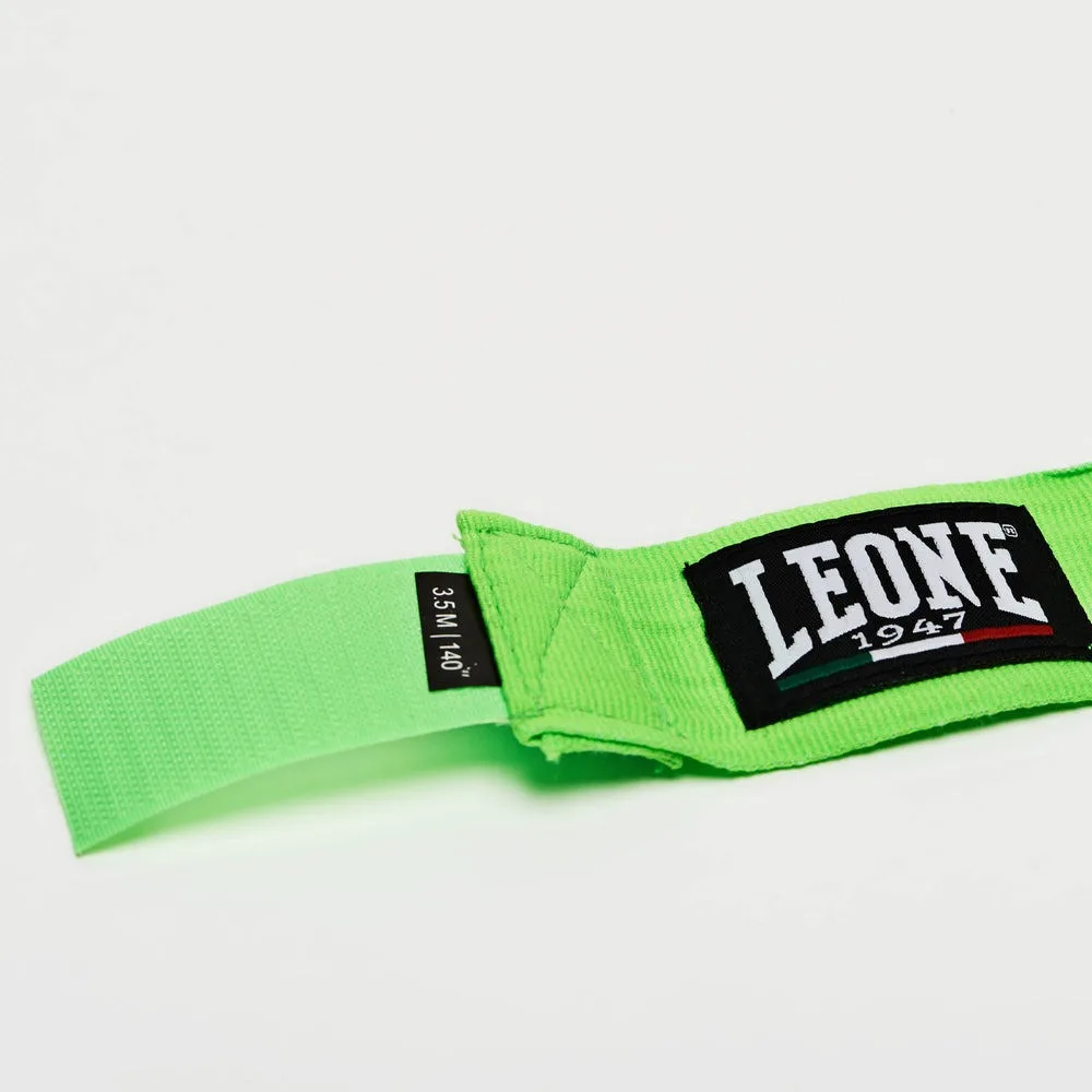 Боксерські бинти Leone бавовна 3,5 м зелений 2 шт