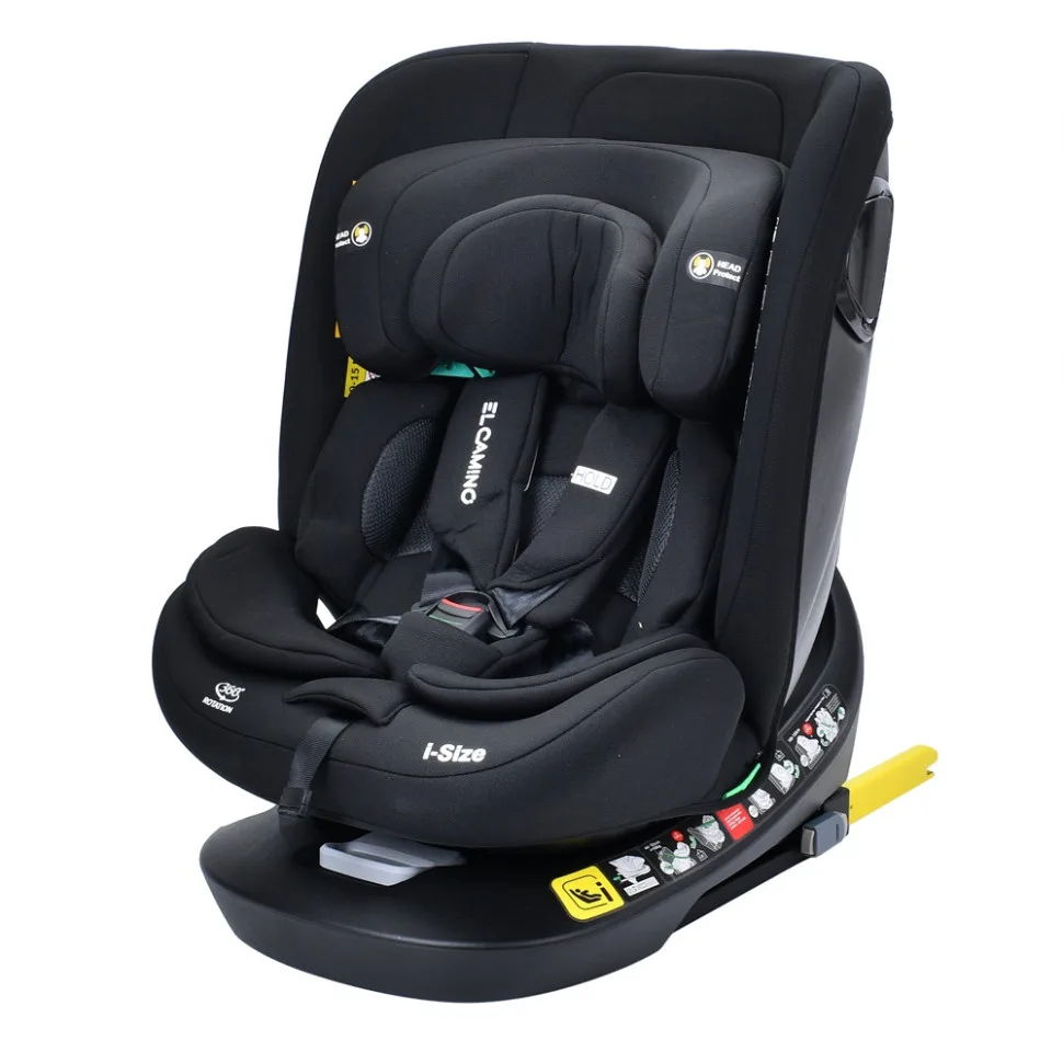 Дитяче автокрісло ProDobro i-SIZE R129 поліестер 40-150 см Чорне