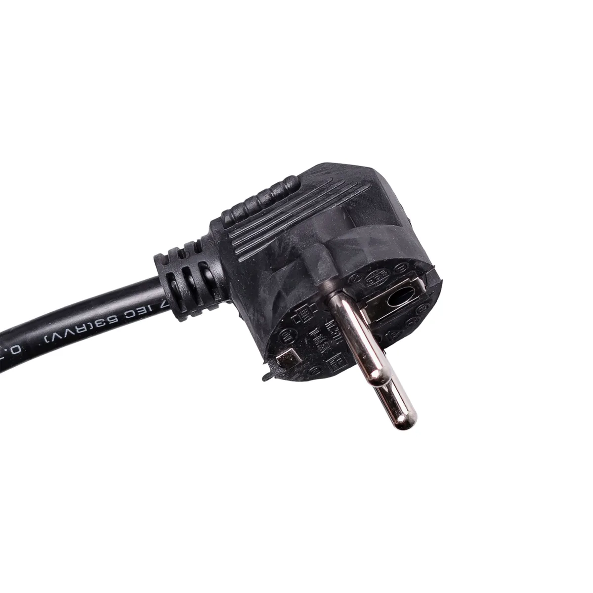 Сетевой фильтр удлинитель 6 розеток 4 USB 1 Type-C 3 м Черный термостойкий ABS-пластик