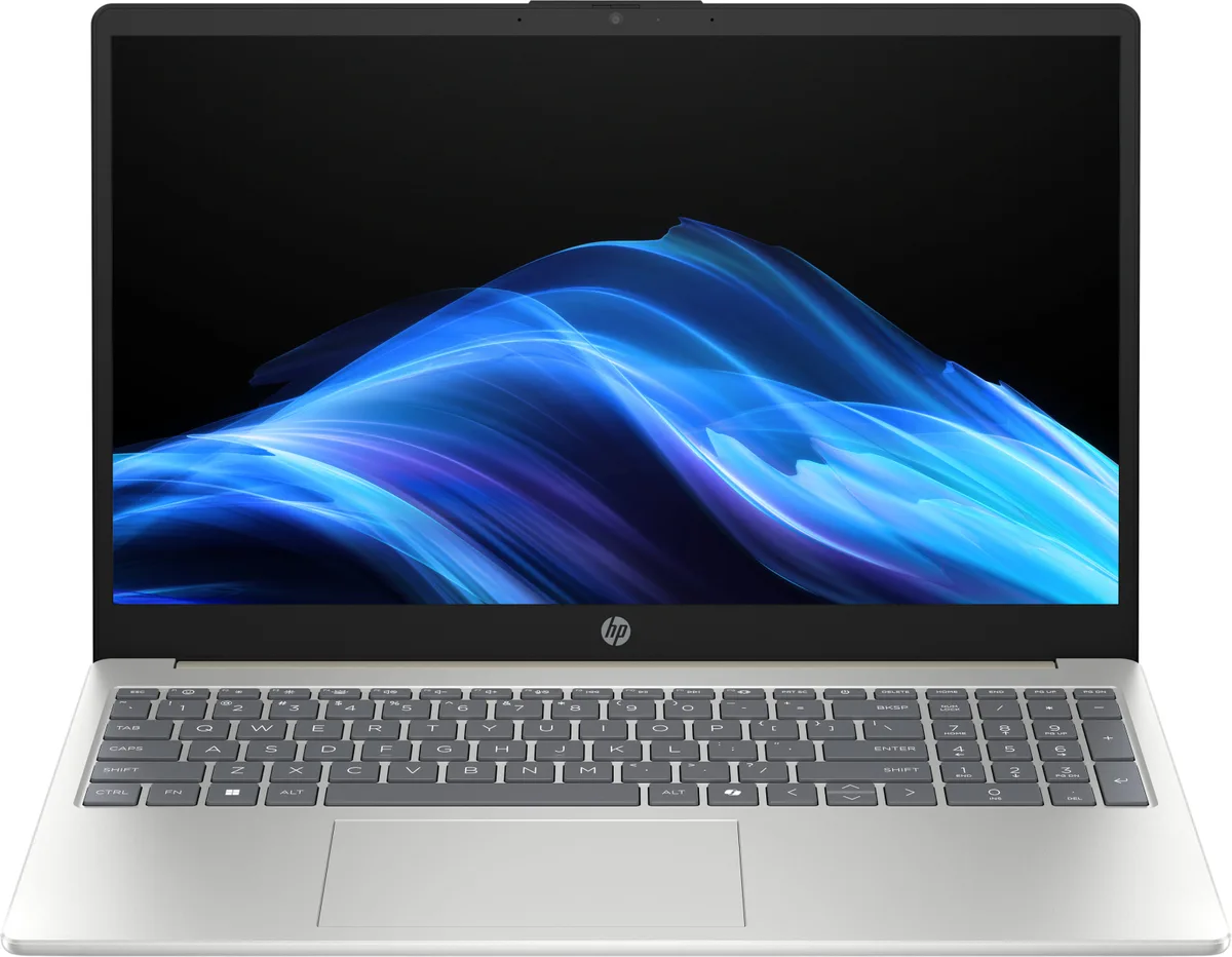 Ноутбук HP 15-fd2022ua 15.6" FHD IPS AG, Intel U7-255U, 16GB, F512GB, UMA, DOS, золотистий