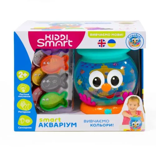Інтерактивна навчальна іграшка SMART-АКВАРІУМ KIDDI SMART розвиваюча гра для дітей 3+ навчальна іграшка для вивчення природи