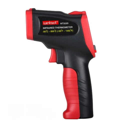 Пірометр WINTACT WT323D -50-850 °C інфрачервоний кольоровий дисплей алюміній 12:1