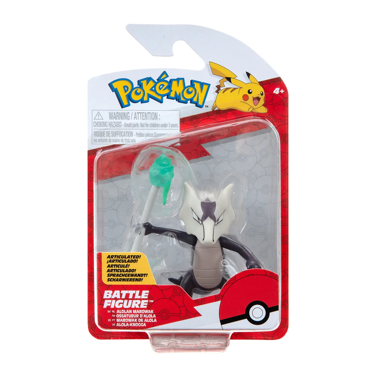 Ігрова фігурка Pokemon полімер 7,6 см Алола Маровак