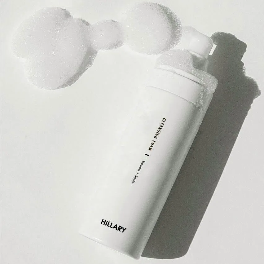 Очищуюча пінка для жирної та комбінованої шкіри Hillary Cleansing Foam Tamanu + Jojoba oil, 150 мл