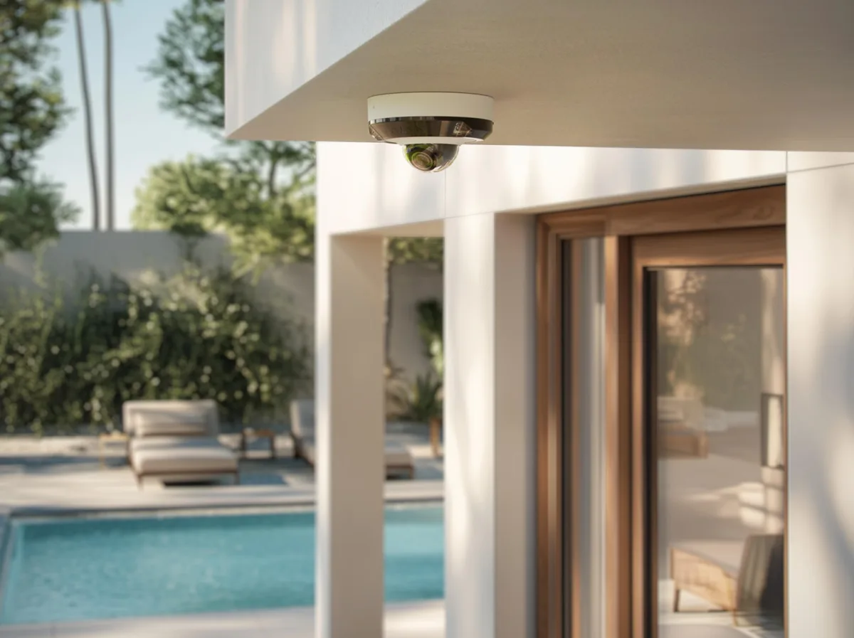 IP-камера проводная Ajax DomeCam Mini HL white, 8 МП, 4 мм, гибридная подсветка IR 15 м, белый LED 15 м, Poe, True WDR, IP 65, ИК 15 м, аудио, угол обзора 75° до 85°, мини купольная, белая.