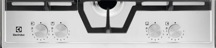 Газова варильна панель Electrolux, 60 см, чавун та нержавіюча сталь.
