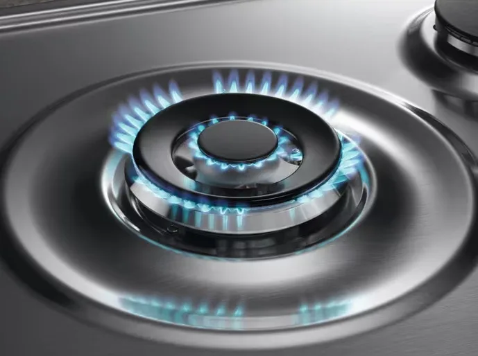 Газова варильна панель Electrolux, 60 см, чавун та нержавіюча сталь.