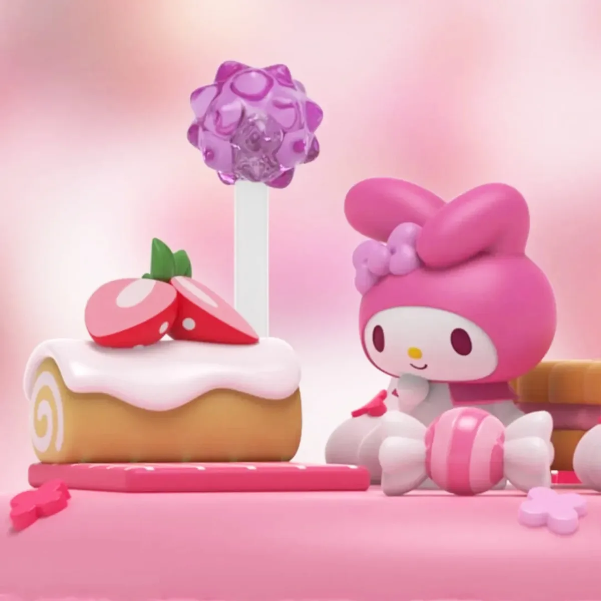 Ігровий набір Mighty Jaxx вініл 19х28х19 см Kandyland Sanrio Май Мелоді