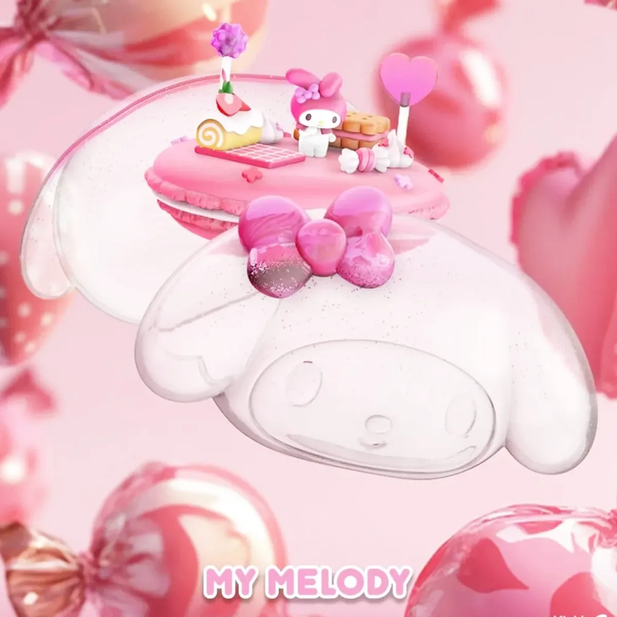 Ігровий набір Mighty Jaxx вініл 19х28х19 см Kandyland Sanrio Май Мелоді