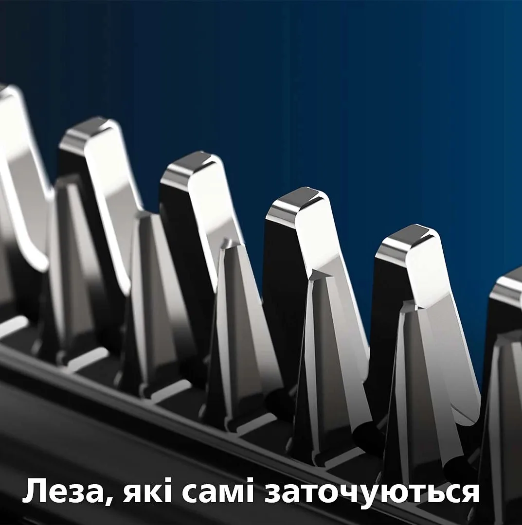 Электрическая стрижка волос Philips Series 7000, аккумуляторная, с роторным мотором, 3 насадки, в комплекте кейс, ножницы и расческа
