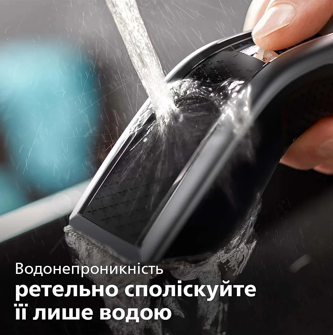 Электрическая стрижка волос Philips Series 7000, аккумуляторная, с роторным мотором, 3 насадки, в комплекте кейс, ножницы и расческа
