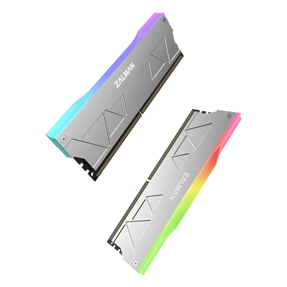 Радіатор охолодження для RAM Zalman MH10, ARGB Single/Double Sided RAM, 3-Pin, 5V, сріблястий