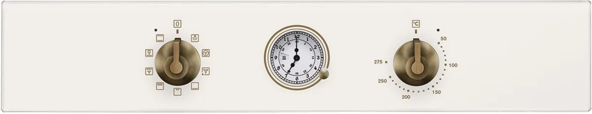 Електрична духова шафа Electrolux Rococo, 72л, клас A, з конвекцією та телескопічними напрямними, кольору шампань.