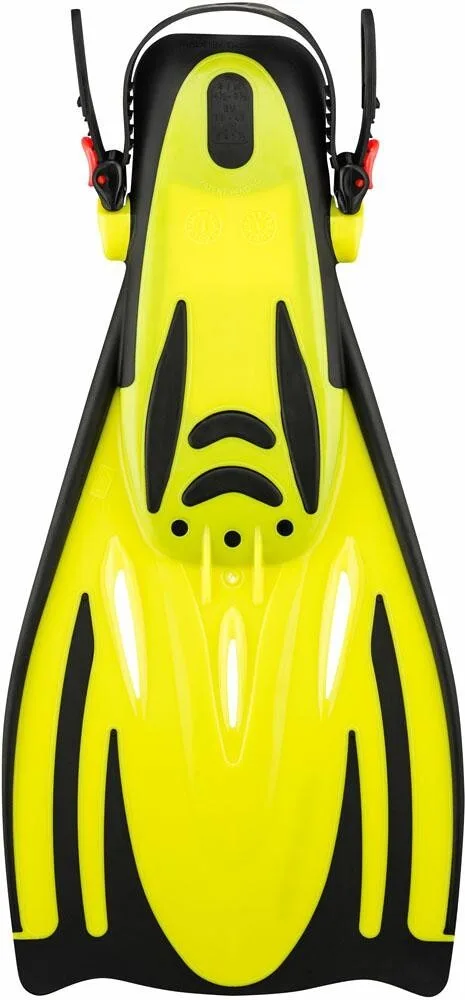 Ласты Aqua Speed резиновые 38-41 черные желтые унисекс
