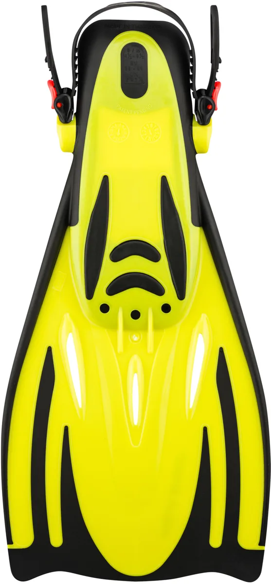 Ласты Aqua Speed резиновые 38-41 черные желтые унисекс