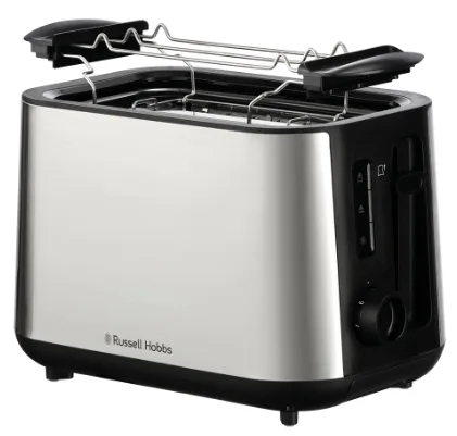 Тостер Russell Hobbs Нержавіюча сталь 28,4х18,85х17,4 см Чорний 2Slice