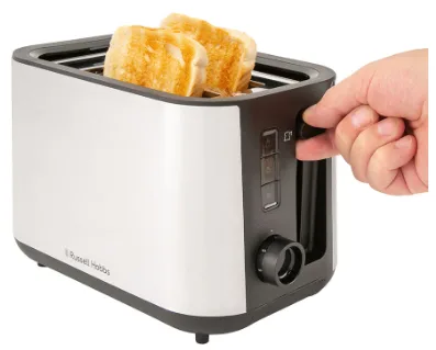 Тостер Russell Hobbs Нержавіюча сталь 28,4х18,85х17,4 см Чорний 2Slice