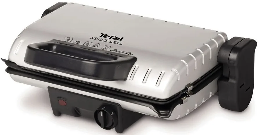 Гриль Tefal електричний метал 1600Вт 22 см чорний